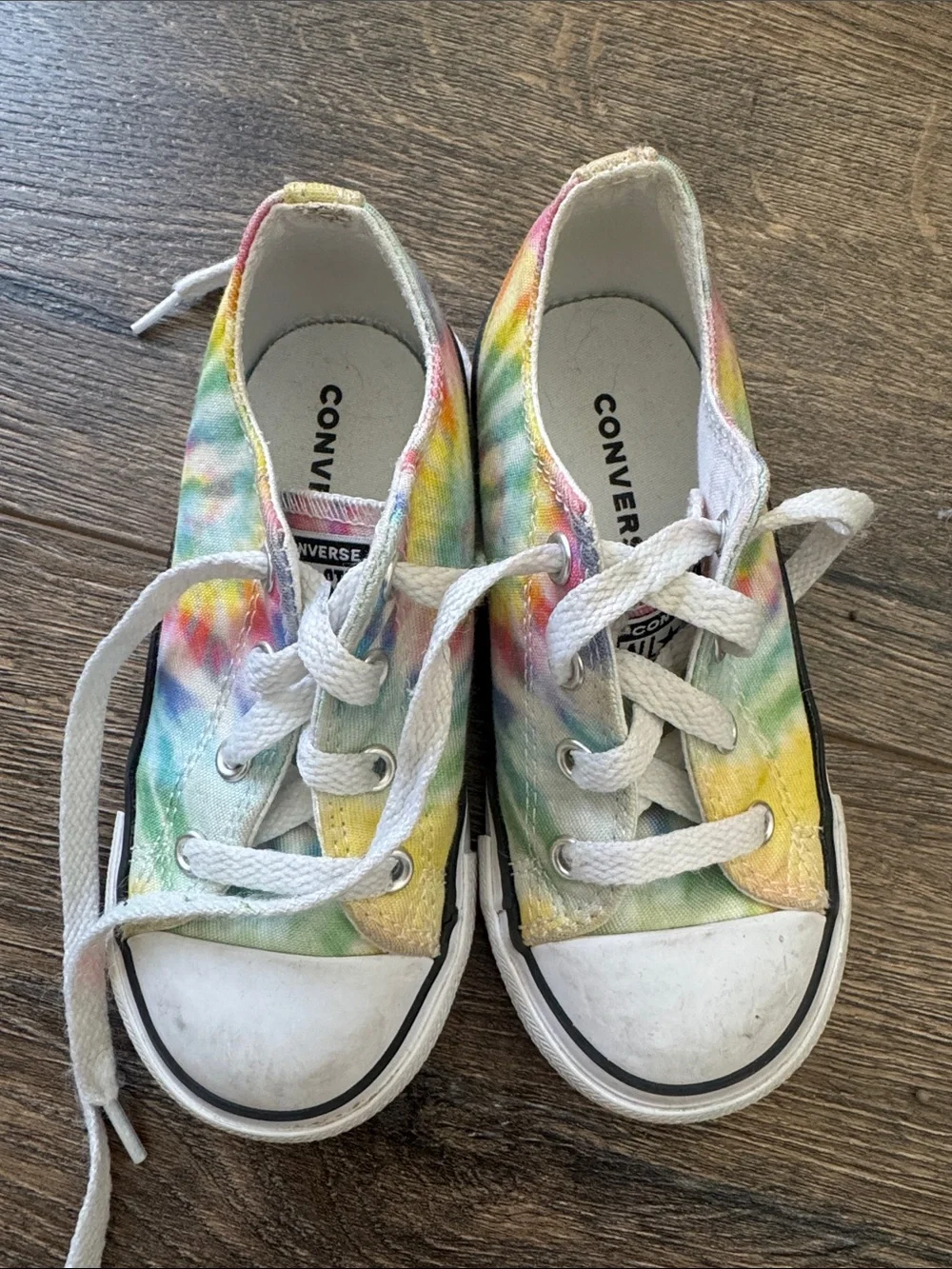 Converse Kids Low Top Sneakers - Tie-Dye Pastel